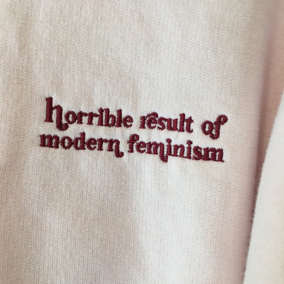 Pipe Dreams Pink Feminism Crewneck Sweatshirt - Picture 7 of 7
